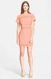 Elizabeth and James Ari Laser Cut Sheath Dress at Nordstrom