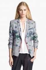 Elizabeth and James Bourne Floral Print Flannel Jacket at Nordstrom