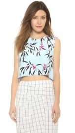 Elizabeth and James Leaf Print Cameo Top at Shopbop