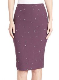 Elizabeth and James Lima Grommet Pencil Skirt at Saks Fifth Avenue