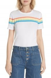 Elizabeth and James Rainbow Stripe Tee   Nordstrom at Nordstrom