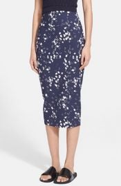 Elizabeth and James and39Rogenand39 Block Print Midi Skirt at Nordstrom