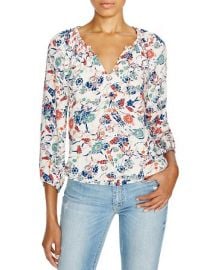 Ella Moss Dolce Flora Crepe Top at Bloomingdales