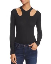 Ella Moss Rhoda Cutout Rib-Knit Bodysuit at Bloomingdales