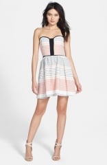 Ella Moss and39Zanand39 Strapless Jacquard Dress at Nordstrom