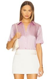Ellah Short Sleeve Blouse at Revolve