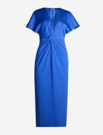 Ellame wrap-waist crepe dress at Selfridges