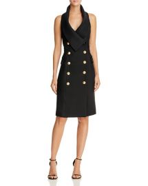 Elliatt Breakthrough Double Breasted Halter Dress Blackx at Bloomingdales