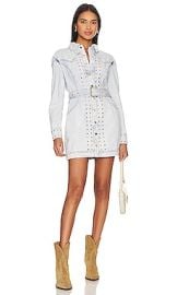Elliatt Havilland Denim Dress In Light Blue at Revolve