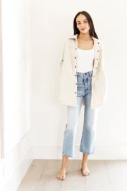 Ellie Overshirt Jacket in Oat at Priv