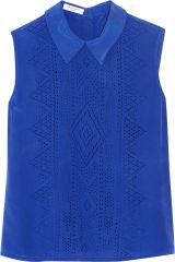 Elliot laser cut top by Equipment at The Outnet