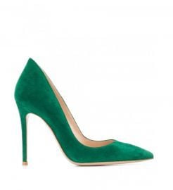 Ellipsis Pointed Pumps by Gianvito Rossi at Farfetch