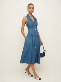 Ellison Denim Midi Dress at Reformation