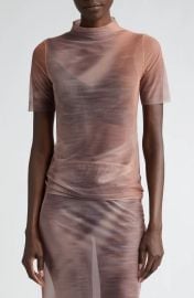 Elliss Euphoric Sheer Mesh Top at Nordstrom