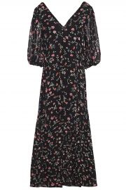 Elm Midi Dress by Ganni  at The Outnet