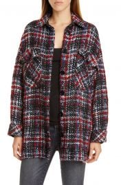 Elmer Plaid Shirt Jacket by Iro at Nordstrom