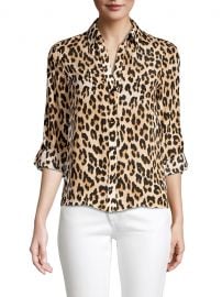 Eloise Leopard Print Blouse by Alice + Olivia at Saks Fifth Avenue