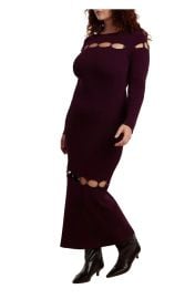 Eloquii Beaded Cutout Sweater Dress at Nordstrom