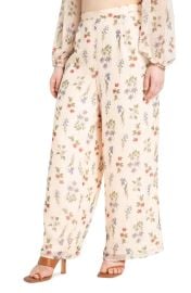 Eloquii Floral Pants at Nordstrom