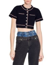 Elsa Cropped Cardigan at Bloomingdales