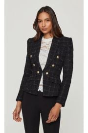Elsa Windowpane Tweed Blazer at Nordstrom