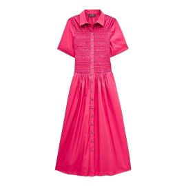 Elsie Shirt-dress In Striped Cotton Poplin For Women JCrew at J. Crew