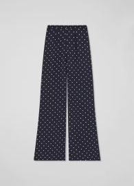 Elsie Spring Navy amp Birch 40S Polka Dot Trouser Trousers Clothing Collections LKBennett London at LK Bennett