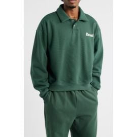 Elwood Heavyweight Fleece Polo Collar Sweatshirt at Nordstrom