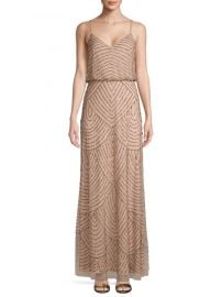 Embellished Blouson Long Dress by Adrianna Papell at Saks Off 5th