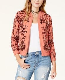 Embellished Bomber Jacket at Macys