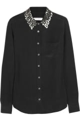 Embellished Brett Shirt by Equipment at The Outnet