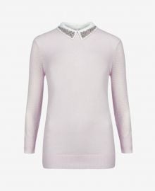 Embellished Collar Sweater at Ted Baker