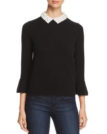 Embellished Collar Sweater at Bloomingdales