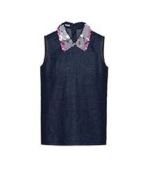 Embellished Denim Top by Miu Miu at Net A Porter