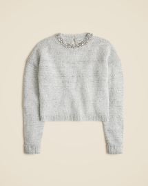 Embellished Pullover Sweater For Women JCrew at J. Crew