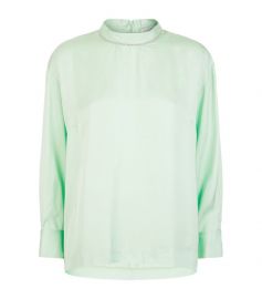 Embellished Satin Blouse by Sandro at Harrods