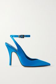 Embellished Satin Pumps by Attico at Net A Porter