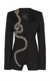 Embellished Wool-Blend Blazer by Andrew Gn at Moda Operandi