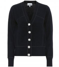 Embellished cashmere cardigan at Mytheresa