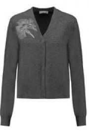 Embellished merino wool cardigan at The Outnet