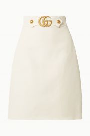 Embellished wool and silk-blend skirt at Net A Porter