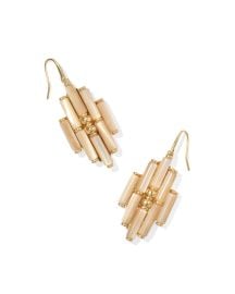 Ember Vintage Gold Drop Earrings Natural Mother-of-Pearl Kendra Scott at Kendra Scott