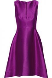 Embossed satin-twill dress at The Outnet