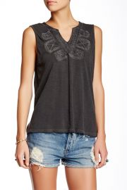 Embroidered Bib Tank at Nordstrom Rack