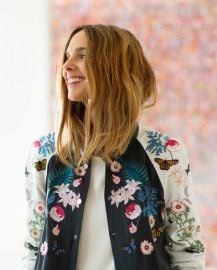 Embroidered Bomber Jacket at Faconnable