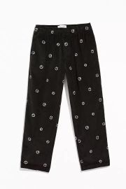 Embroidered Corduroy Beach Pant by Urban Outfitters at Urban Outfitters