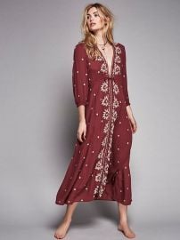 Embroidered Fable Dress at Free People