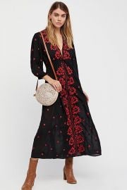 Embroidered Fable Dress by Free People at Free People