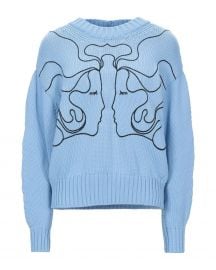 Embroidered Face Knit Sweater by Vivetta at Yoox