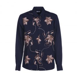 Embroidered Flowers Shirt by Dries Van Noten at Italist